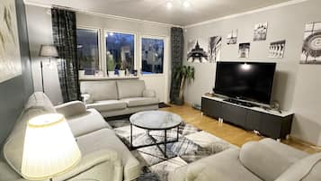 Tv och eldstad