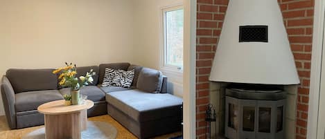 Fernseher, Kamin