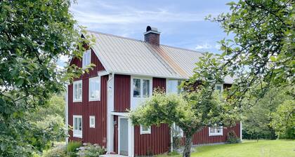 Rotes Ferienhaus in der Nähe von Wald und Grundstück außerhalb von Virserum | SE05066