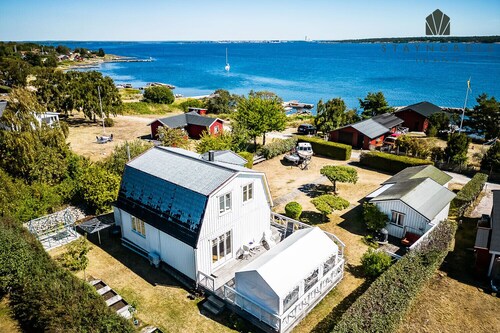 Schönes Haus mit Panoramablick auf das Meer im schönen Hasslö außerhalb von Karlskrona | SE05069