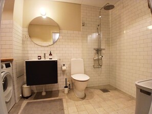 Regadera y secadora de cabello 