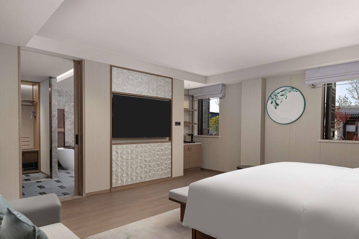 Quarto, 1 cama King, vista para o rio (Heritage)