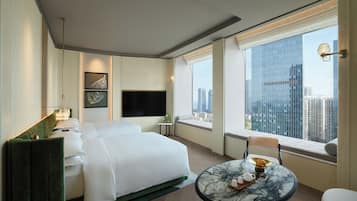 Fairmont, Deluxe-Zweibettzimmer, 2 Doppelbetten | Hochwertige Bettwaren, Daunenbettdecken, kostenlose Minibar, Zimmersafe