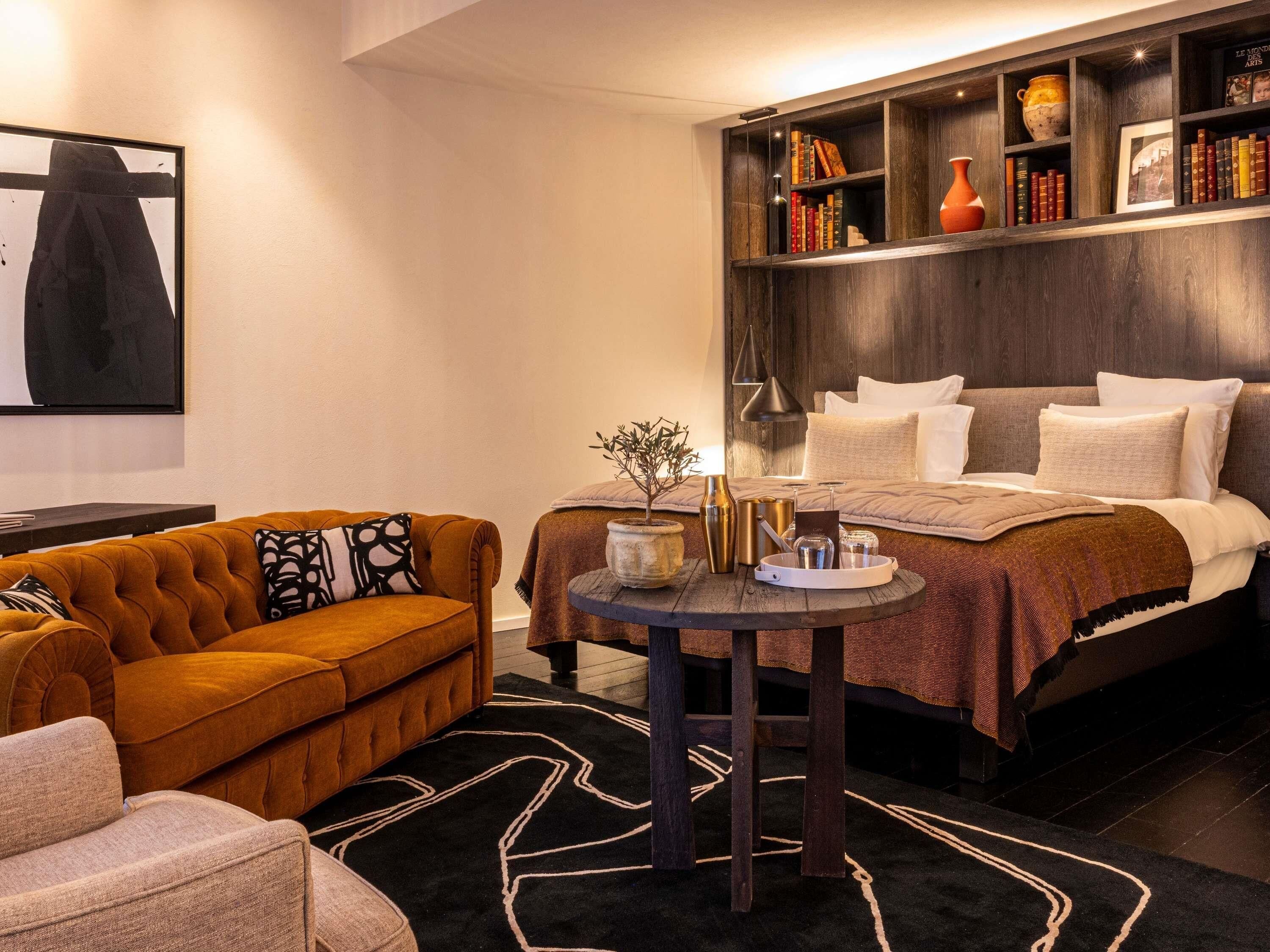 Presidential Suite, 1 King Bed, Balcony, Pool View | Premium bedding, free minibar items, in-room safe, blackout drapes