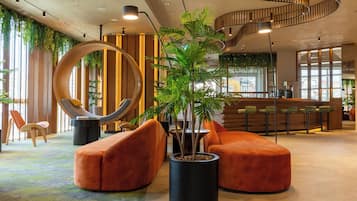 Sala de estar en el lobby