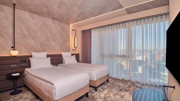Superior kamer, 2 eenpersoonsbedden | Luxe beddengoed, een minibar, een kluis op de kamer