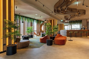 Sala de estar en el lobby