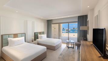 Free minibar, in-room safe, blackout drapes, soundproofing