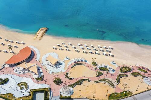 Plage privée, bar de plage