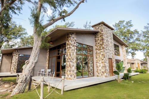 Bungalow, 3 Schlafzimmer | Blick auf den Garten