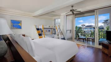 Swiss, Habitación Prestigio, varias camas | Ropa de cama de alta calidad y caja de seguridad en la habitación