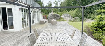 Beautiful holiday home with completely secluded location in scenic Vallda | SE02095