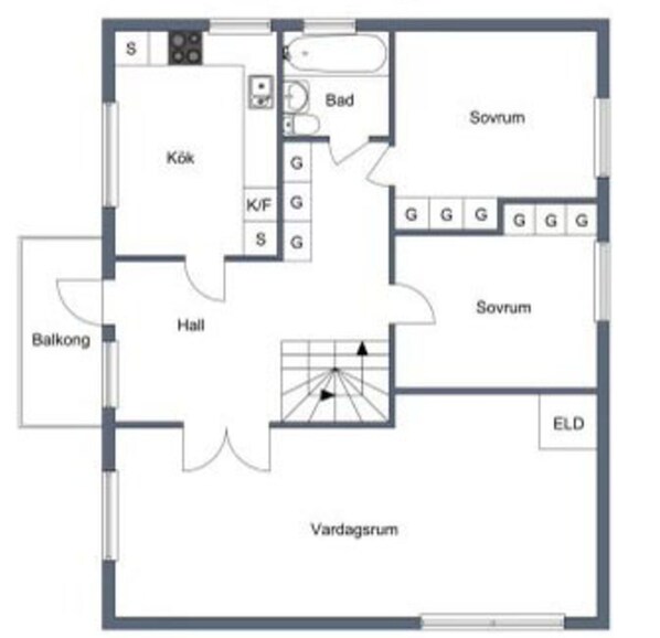 Floor plan - Large villa with sea view in Rönnäng | SE09078 (Rönnäng)