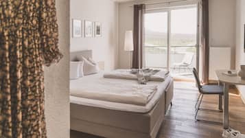 Doppelzimmer | Allergikerbettwaren, schallisolierte Zimmer, kostenloses WLAN