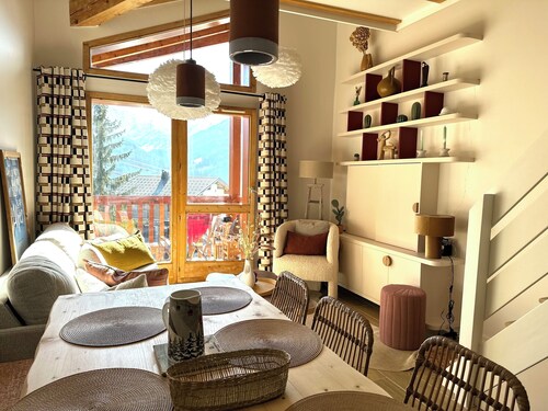 50 m² apartment Peisey Valandry - Les Arcs - Paradiski at the foot of the slopes