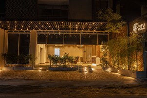 A szálláshely homlokzata