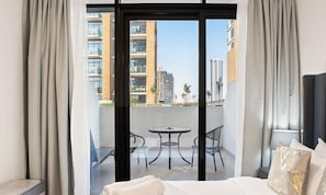 Studio Classique, vue ville | Coffres-forts dans les chambres, rideaux occultants