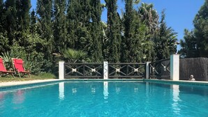 Pool - Accommodation with private terrace in tropical garden,  (Estepona)