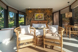 Cabana júnior, vistes a la muntanya | 1 dormitori, espai de treball apte per a portàtils i wifi gratuïta 