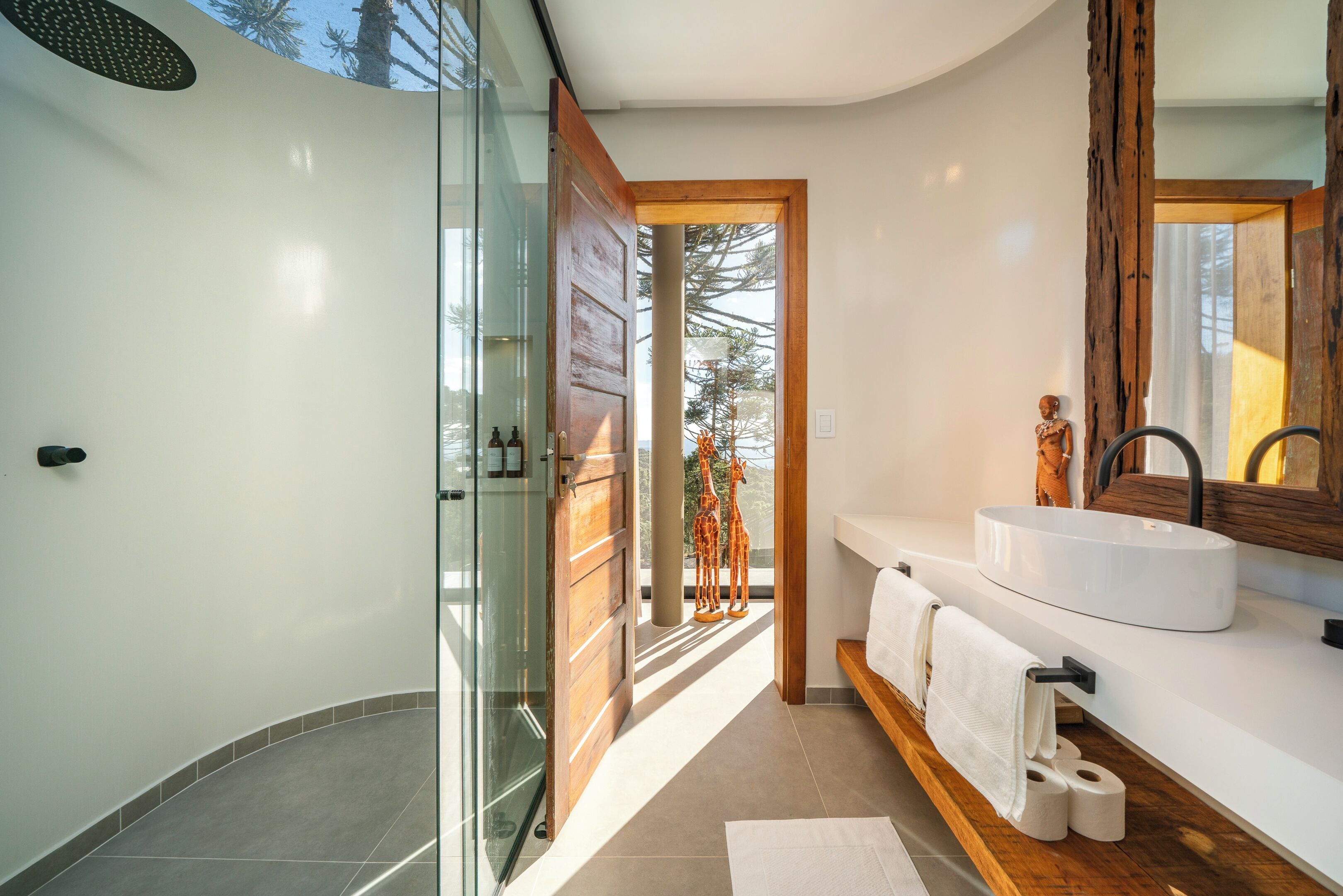 Luxury Cabin, Garden View | Bathroom