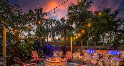 Dog Friendly Home with Private Yard, Office & Fire Pit! STEPS to the Beach!