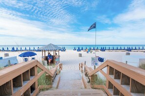 Accommodatie ligt op het strand