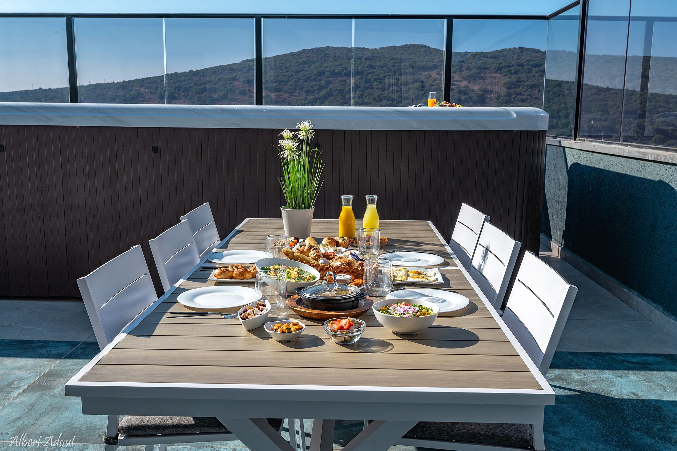 Luxury Penthouse, Pool View | Terrace/patio