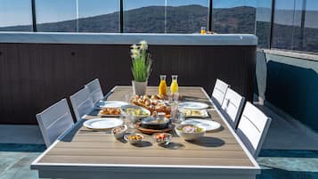 Luxury Penthouse, Pool View | Terrace/patio
