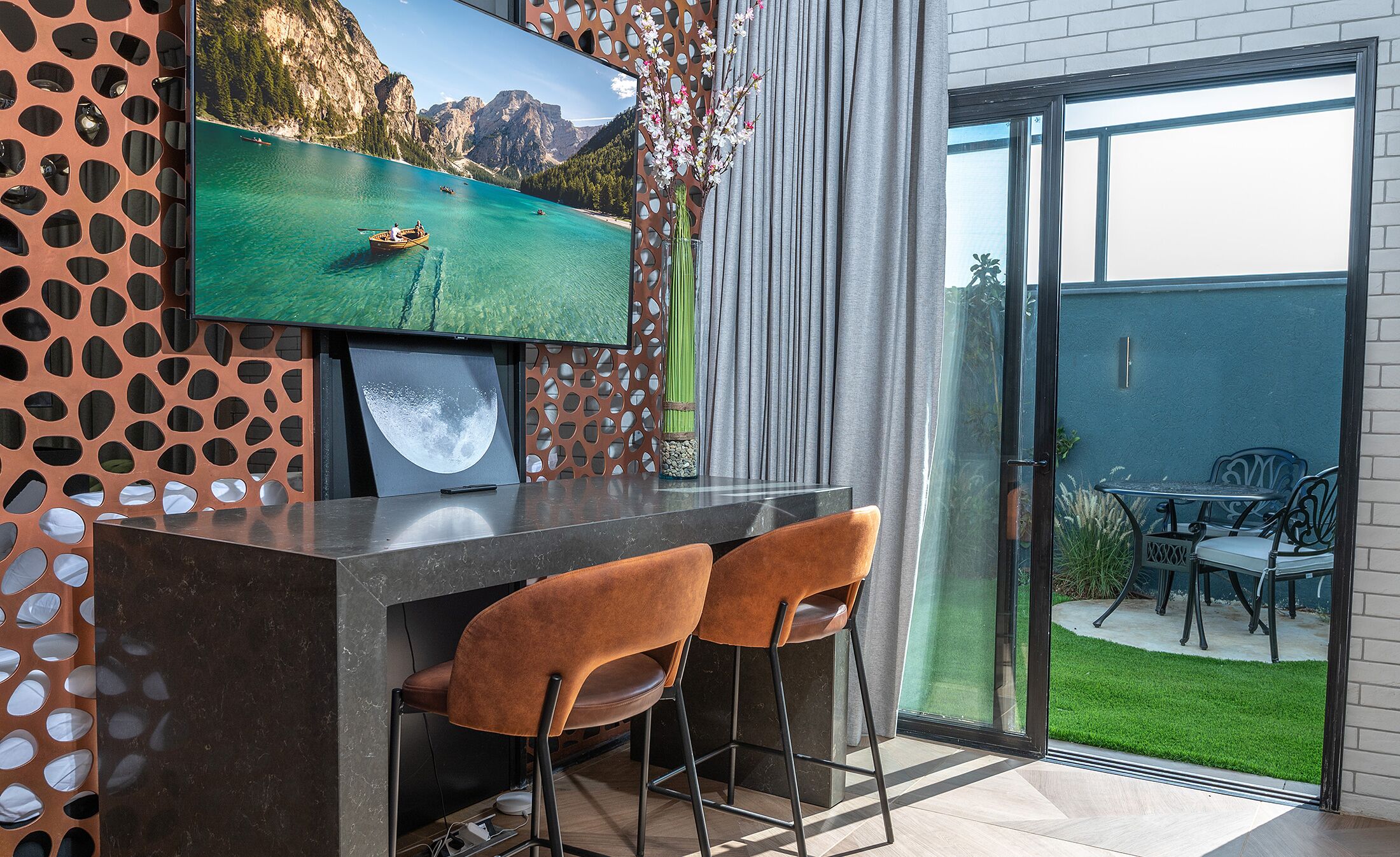 Lakens van Egyptisch katoen, luxe beddengoed, verduisterende gordijnen