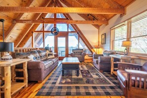 Télévision, cheminée