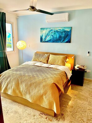 3 soverom, safe på rommet, strykejern/-brett og wi-fi (inkludert)