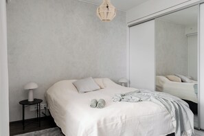 Apartment, Balcony, City View | 1 bedroom, blackout drapes, soundproofing, iron/ironing board - Modern 1BR Apartment with best location (Helsinki)