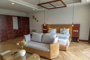 In-room safe, desk, laptop workspace, iron/ironing board - Blue Ocean Resort & Residences  (Fumba)