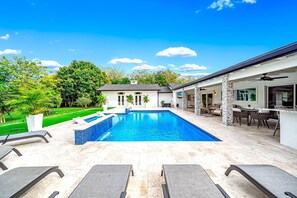 Outdoor pool, a heated pool - Heated Pool! Private Home+Bikes & Fire Pit! (Delray Beach)