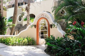 Façade de l’hébergement