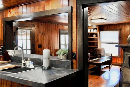 Interior. The Stone Schoolhouse - Gated Lakefront Acreage with views and historic charm