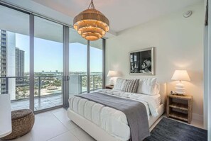 2 bedrooms, iron/ironing board, travel crib, WiFi