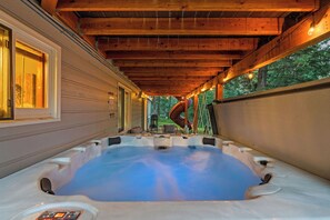 Baignoire à remous extérieure