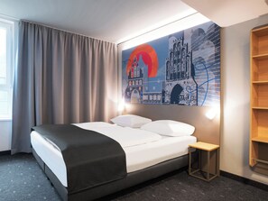 Double Room | Desk, blackout drapes, soundproofing, WiFi (free) - B&B HOTEL Wismar (Wismar)