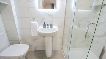 Shower, hair dryer