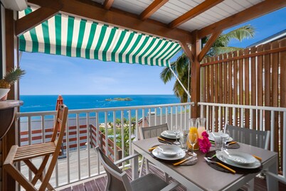 Frangipani 1 - sea view in Bouillante