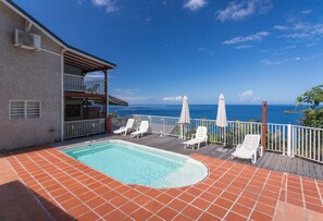 Pool - Villa Alpinia privée 2 - sea view in Bouillante (Bouillante)