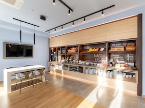 Daily buffet breakfast (EUR 13.9 per person)