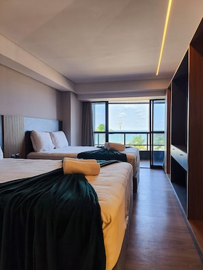 Apartment | 1 bedroom, hypo-allergenic bedding, free WiFi, bed sheets - Marinas Praia Flat (João Pessoa)