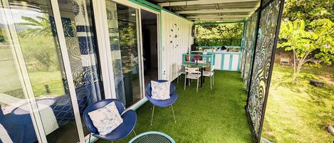 Bungalow, plusieurs lits | Terrasse/Patio