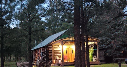 Charming 3-bedroom cabin with WiFi, AC in serene Luna on 150 acres of private