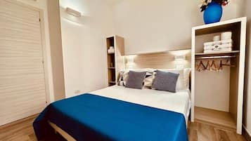 Premium bedding, memory-foam beds, desk, soundproofing