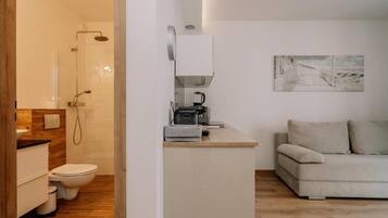 Deluxe Apartment, Balcony, Courtyard View | 1 bedroom, iron/ironing board, free WiFi