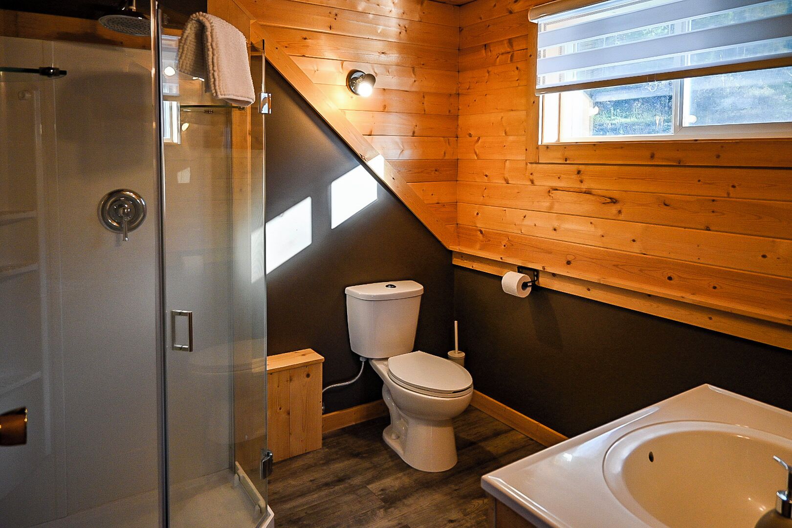 Een haardroger, handdoeken