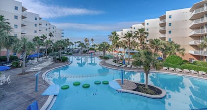 Newly Renovated & Well Stocked! Multiple Pools, Lazy River, Gulf Views & More!